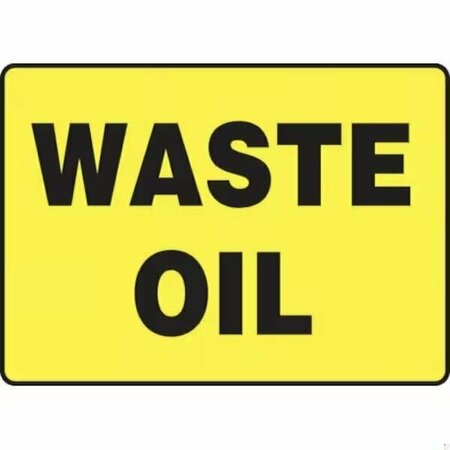 ACCUFORM SAFETY SIGN WASTE OIL 7 X 10 MCHL548XT MCHL548XT
